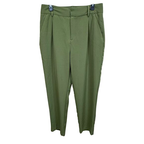 Jason Wu Womens Olive Green Slacks Size 10 Trouser Work Pants - Picture 1 of 12